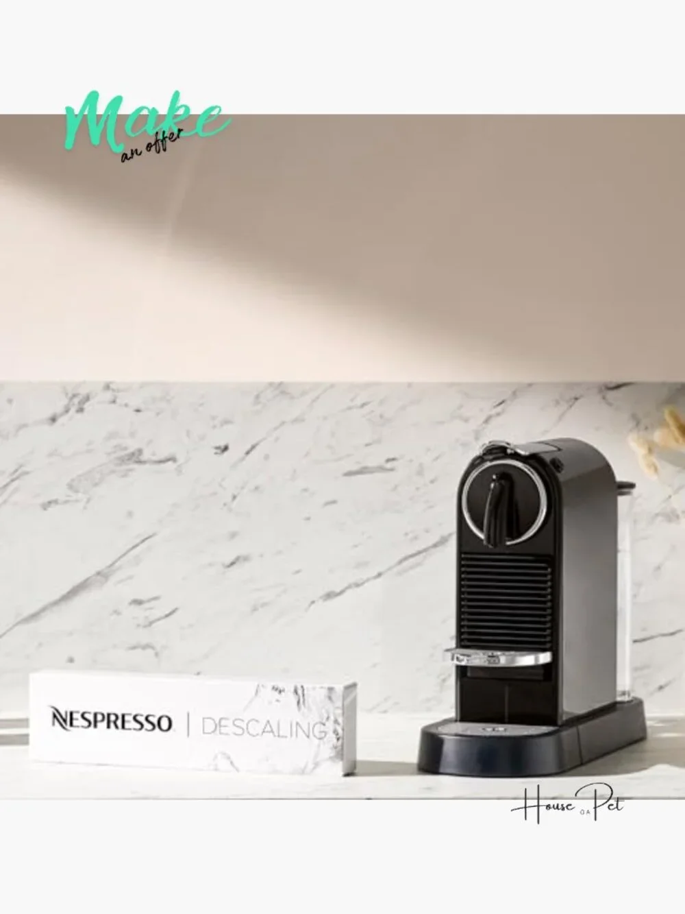 Descaling Kit Solution Compatible with Nespresso Machines 2 Pack